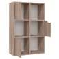 vidaXL Libreria Rovere Sonoma Grigio 60x27,5x88 cm in Truciolato vidaXL Libreria Rovere Sonoma Grigio 60x27,5x88 cm in Truciolato