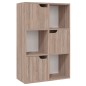 vidaXL Libreria Rovere Sonoma Grigio 60x27,5x88 cm in Truciolato vidaXL Libreria Rovere Sonoma Grigio 60x27,5x88 cm in Truciolato