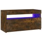 Mobile Porta TV con Luci LED Rovere Fumo 75x35x40 cm Mobile Porta TV con Luci LED Rovere Fumo 75x35x40 cm