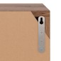 vidaXL Libreria Rovere Marrone 60x27,5x59,5 cm in Truciolato vidaXL Libreria Rovere Marrone 60x27,5x59,5 cm in Truciolato