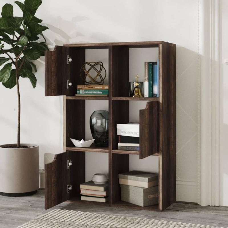 vidaXL Libreria Rovere Fumo 60x27,5x88 cm in Truciolato vidaXL Libreria Rovere Fumo 60x27,5x88 cm in Truciolato