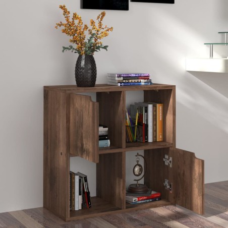 vidaXL Libreria Rovere Fumo 60x27,5x59,5 cm in Truciolato
