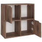 vidaXL Libreria Rovere Fumo 60x27,5x59,5 cm in Truciolato vidaXL Libreria Rovere Fumo 60x27,5x59,5 cm in Truciolato