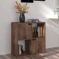 vidaXL Libreria Rovere Fumo 60x27,5x59,5 cm in Truciolato vidaXL Libreria Rovere Fumo 60x27,5x59,5 cm in Truciolato