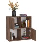 vidaXL Libreria Rovere Fumo 60x27,5x59,5 cm in Truciolato vidaXL Libreria Rovere Fumo 60x27,5x59,5 cm in Truciolato