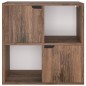 vidaXL Libreria Rovere Fumo 60x27,5x59,5 cm in Truciolato vidaXL Libreria Rovere Fumo 60x27,5x59,5 cm in Truciolato