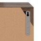 vidaXL Libreria Rovere Fumo 60x27,5x59,5 cm in Truciolato vidaXL Libreria Rovere Fumo 60x27,5x59,5 cm in Truciolato