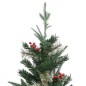 vidaXL Albero di Natale con Pigne Verde 150 cm in PVC e PE vidaXL Albero di Natale con Pigne Verde 150 cm in PVC e PE