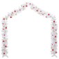 vidaXL Ghirlanda di Natale Decorata con Palline Bianca 10 m vidaXL Ghirlanda di Natale Decorata con Palline Bianca 10 m