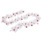 vidaXL Ghirlanda di Natale Decorata con Palline Bianca 10 m vidaXL Ghirlanda di Natale Decorata con Palline Bianca 10 m