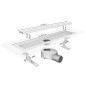 SCHÜTTE Scarico Doccia a Pavimento con Copertura Acciaio Inox 95,5 cm SCHÜTTE Scarico Doccia a Pavimento con Copertura Acciaio Inox 95,5 cm