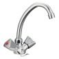 SCHÜTTE Miscelatore per Lavabo con 2 Maniglie SAVINO Cromato SCHÜTTE Miscelatore per Lavabo con 2 Maniglie SAVINO Cromato