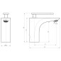 SCHÜTTE Miscelatore per Lavabo ORCA Cromato SCHÜTTE Miscelatore per Lavabo ORCA Cromato
