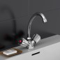 SCHÜTTE Miscelatore per Lavabo con 2 Maniglie SAVINO Cromato SCHÜTTE Miscelatore per Lavabo con 2 Maniglie SAVINO Cromato