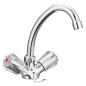 SCHÜTTE Miscelatore per Lavabo con 2 Maniglie SAVINO Cromato SCHÜTTE Miscelatore per Lavabo con 2 Maniglie SAVINO Cromato