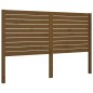 Testiera per Letto Miele 146x4x100 cm in Legno Massello di Pino