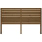 Testiera per Letto Miele 146x4x100 cm in Legno Massello di Pino
