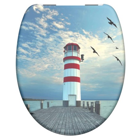 SCHÜTTE Tavoletta WC con Chiusura Ammortizzata LIGHTHOUSE