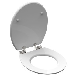 SCHÜTTE Tavoletta WC Lucida con Chiusura Ammortizzata POOLSIDE in MDF