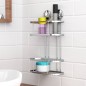 EISL Cestino Angolo Doccia Cromato 22x11x34 cm EISL Cestino Angolo Doccia Cromato 22x11x34 cm