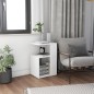 vidaXL Tavolino da Salotto Bianco 36x30x56 cm in Legno Multistrato vidaXL Tavolino da Salotto Bianco 36x30x56 cm in Legno Multistrato