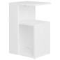 vidaXL Tavolino da Salotto Bianco 36x30x56 cm in Legno Multistrato vidaXL Tavolino da Salotto Bianco 36x30x56 cm in Legno Multistrato