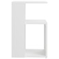 vidaXL Tavolino da Salotto Bianco 36x30x56 cm in Legno Multistrato vidaXL Tavolino da Salotto Bianco 36x30x56 cm in Legno Multistrato