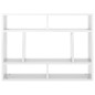 vidaXL Scaffale a Parete Bianco Lucido 75x16x55 cm in Truciolato vidaXL Scaffale a Parete Bianco Lucido 75x16x55 cm in Truciolato