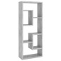 vidaXL Scaffale a Parete Grigio Cemento 36x16x90 cm in Truciolato vidaXL Scaffale a Parete Grigio Cemento 36x16x90 cm in Truciolato