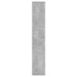 vidaXL Scaffale a Parete Grigio Cemento 36x16x90 cm in Truciolato vidaXL Scaffale a Parete Grigio Cemento 36x16x90 cm in Truciolato