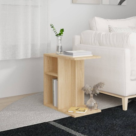 vidaXL Tavolino Rovere Sonoma 50x30x50 cm in Truciolato