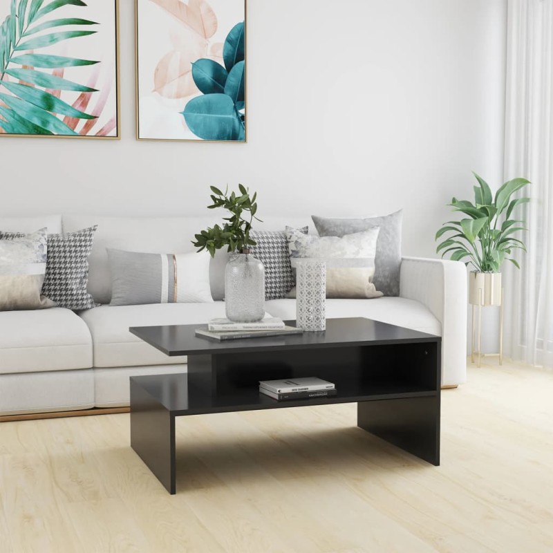 vidaXL Tavolino da Salotto Grigio 90x60x42,5 cm in Truciolato vidaXL Tavolino da Salotto Grigio 90x60x42,5 cm in Truciolato
