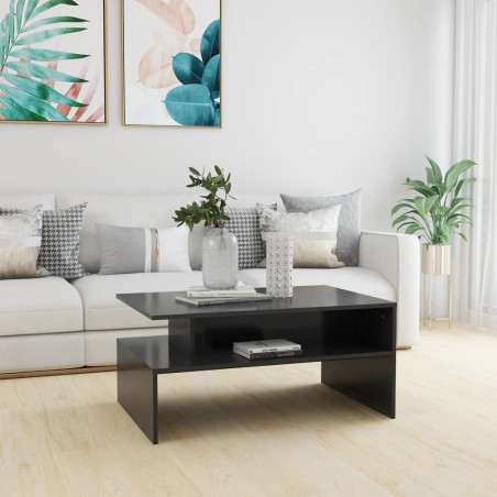 vidaXL Tavolino da Salotto Grigio 90x60x42,5 cm in Truciolato
