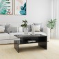 vidaXL Tavolino da Salotto Grigio 90x60x42,5 cm in Truciolato vidaXL Tavolino da Salotto Grigio 90x60x42,5 cm in Truciolato