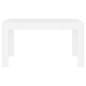 vidaXL Tavolo da Pranzo Bianco 140x74,5x76 cm in Legno Multistrato vidaXL Tavolo da Pranzo Bianco 140x74,5x76 cm in Legno Multistrato