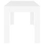 vidaXL Tavolo da Pranzo Bianco 140x74,5x76 cm in Legno Multistrato vidaXL Tavolo da Pranzo Bianco 140x74,5x76 cm in Legno Multistrato