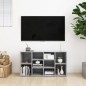 vidaXL Scarpiera con Panchina Grigio Calcestruzzo 103x30x54,5cm Truciolato