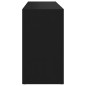 vidaXL Scarpiera con Panchina Nero 103x30x54,5cm Truciolato vidaXL Scarpiera con Panchina Nero 103x30x54,5cm Truciolato