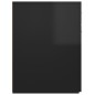 vidaXL Armadietto da Farmacia Nero Lucido 20x45,5x60 cm in Truciolato