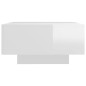 vidaXL Tavolino Salotto Bianco Lucido 90x60x31 cm in Legno Multistrato vidaXL Tavolino Salotto Bianco Lucido 90x60x31 cm in Legno Multistrato
