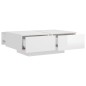 vidaXL Tavolino Salotto Bianco Lucido 90x60x31 cm in Legno Multistrato vidaXL Tavolino Salotto Bianco Lucido 90x60x31 cm in Legno Multistrato
