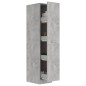 vidaXL Armadietto da Farmacia Grigio Cemento 30x42,5x150cm Multistrato vidaXL Armadietto da Farmacia Grigio Cemento 30x42,5x150cm Multistrato