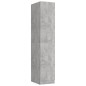 vidaXL Armadietto da Farmacia Grigio Cemento 30x42,5x150cm Multistrato vidaXL Armadietto da Farmacia Grigio Cemento 30x42,5x150cm Multistrato