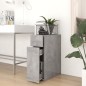 vidaXL Armadietto da Farmacia Grigio Cemento 20x45,5x60 cm Truciolato vidaXL Armadietto da Farmacia Grigio Cemento 20x45,5x60 cm Truciolato