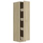 vidaXL Armadietto da Farmacia Rovere Sonoma 30x42,5x150 cm Truciolato vidaXL Armadietto da Farmacia Rovere Sonoma 30x42,5x150 cm Truciolato