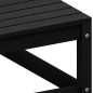 vidaXL Divani Angolari da Giardino 2 pz in Massello di Pino Nero vidaXL Divani Angolari da Giardino 2 pz in Massello di Pino Nero