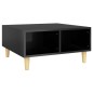 vidaXL Tavolino da Salotto Nero Lucido 60x60x30 cm in Truciolato vidaXL Tavolino da Salotto Nero Lucido 60x60x30 cm in Truciolato