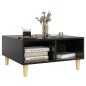 vidaXL Tavolino da Salotto Nero Lucido 60x60x30 cm in Truciolato vidaXL Tavolino da Salotto Nero Lucido 60x60x30 cm in Truciolato