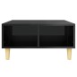 vidaXL Tavolino da Salotto Nero Lucido 60x60x30 cm in Truciolato vidaXL Tavolino da Salotto Nero Lucido 60x60x30 cm in Truciolato