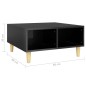 vidaXL Tavolino da Salotto Nero Lucido 60x60x30 cm in Truciolato vidaXL Tavolino da Salotto Nero Lucido 60x60x30 cm in Truciolato